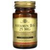 Solgar Vitamin B6 25 mg 100 Tablets 33984030824