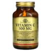 Solgar Vitamin C 500 mg 100 Vegetable Capsules 33984032606