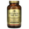 Solgar Vitamin C 500 mg 250 Vegetable Capsules 33984032613