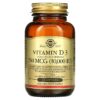Solgar Vitamin D3 (Cholecalciferol) 250 mcg (10,000 IU) 120 Softgels 33984358720