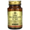 Solgar Zinc Picolinate 100 Tablets 33984037250