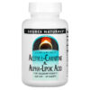 Source Naturals Acetyl L-Carnitine & Alpha-Lipoic Acid 650 mg 60 Tablets 21078017998