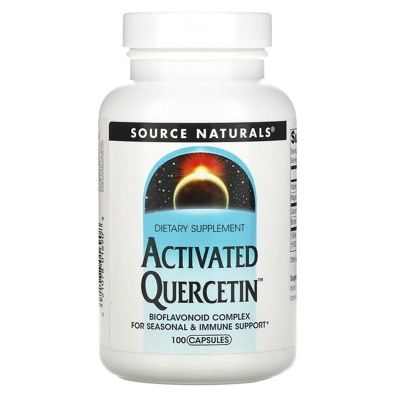 Source Naturals Activated Quercetin 100 Capsules 21078016908
