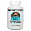 Source Naturals Alpha Lipoic Acid 200 mg 120 Tablets 21078003960