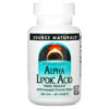 Source Naturals Alpha Lipoic Acid Timed Release 300 mg 60 Tablets 21078014324