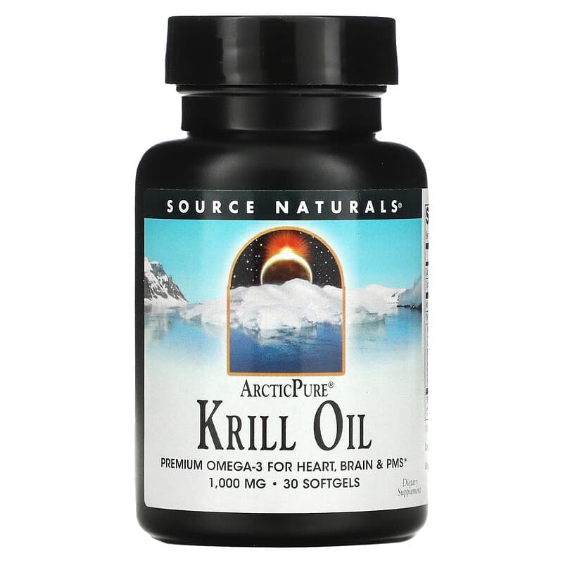 Source Naturals ArcticPure Krill Oil 1,000 mg 30 Softgels 21078025573
