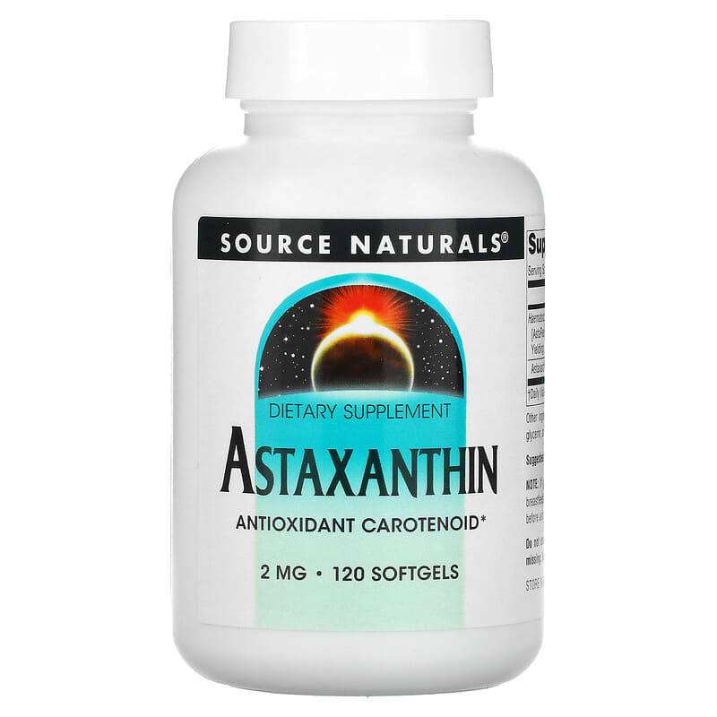 Source Naturals Astaxanthin 2 mg 120 Softgels 21078019565