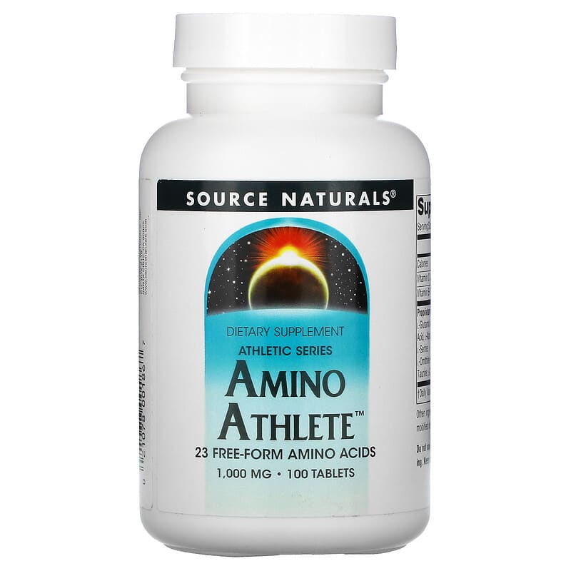 Source Naturals Athletic Series Amino Athlete 1,000 mg 100 Tablets 21078001867