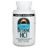 Source Naturals Betaine HCl 650 mg 180 Tablets 21078013624