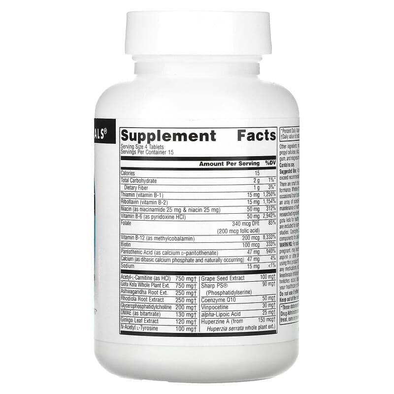 Source Naturals, Brain Charge, 60 Tablets 21078026143