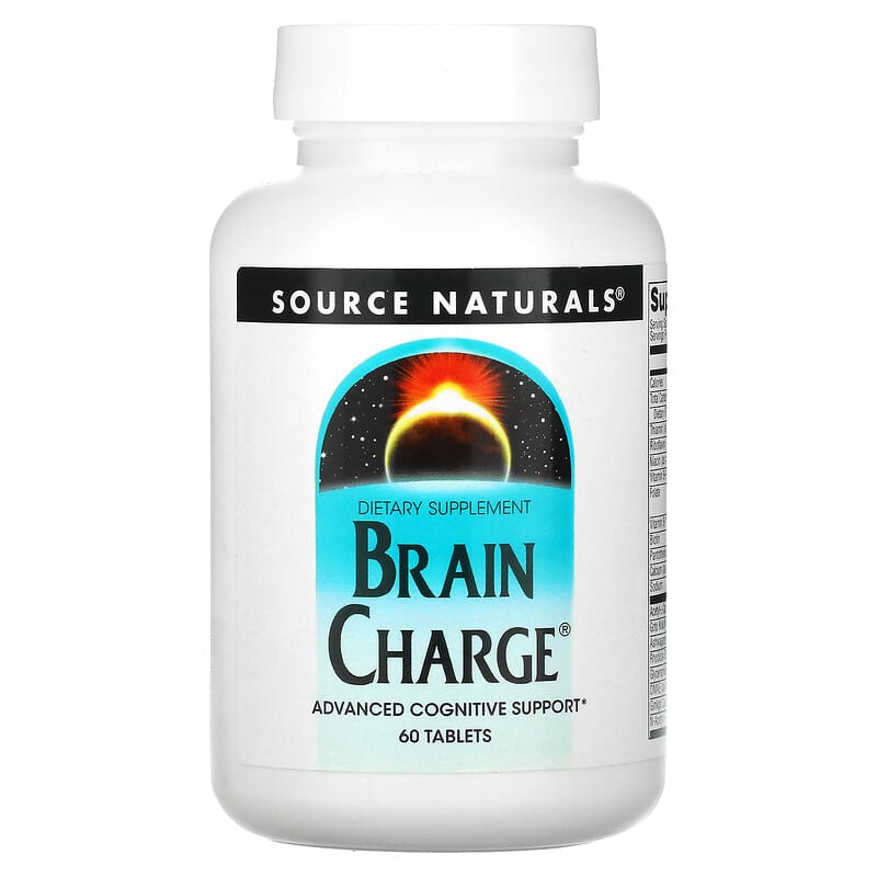 Source Naturals Brain Charge 60 Tablets 21078026143