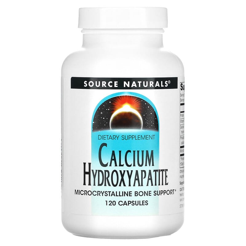 Source Naturals Calcium Hydroxyapatite 120 Capsules 21078025214