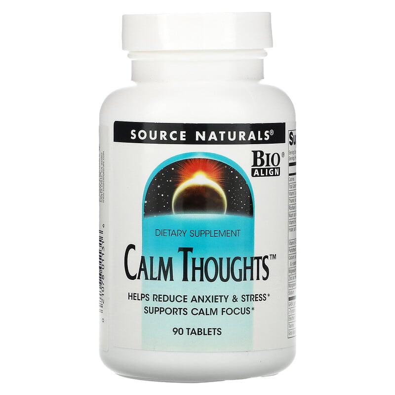 Source Naturals Calm Thoughts 90 Tablets 21078011316