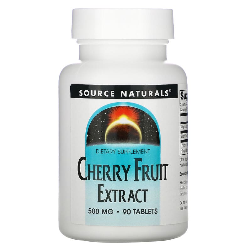 Source Naturals Cherry Fruit Extract 500 mg 90 Tablets 21078016816