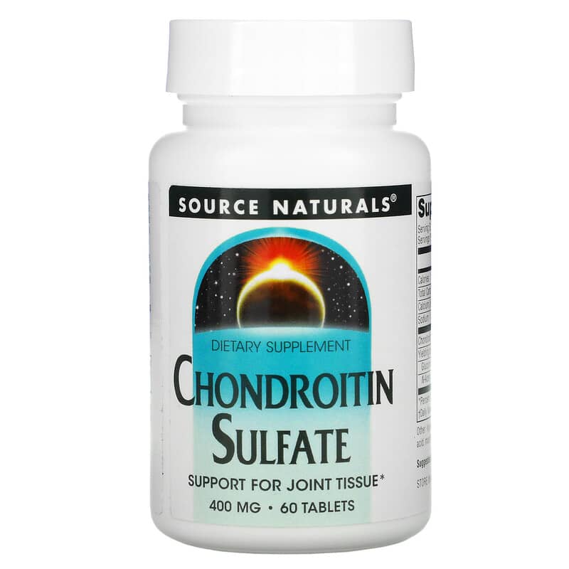 Source Naturals Chondroitin Sulfate 400 mg 60 Tablets 21078006978