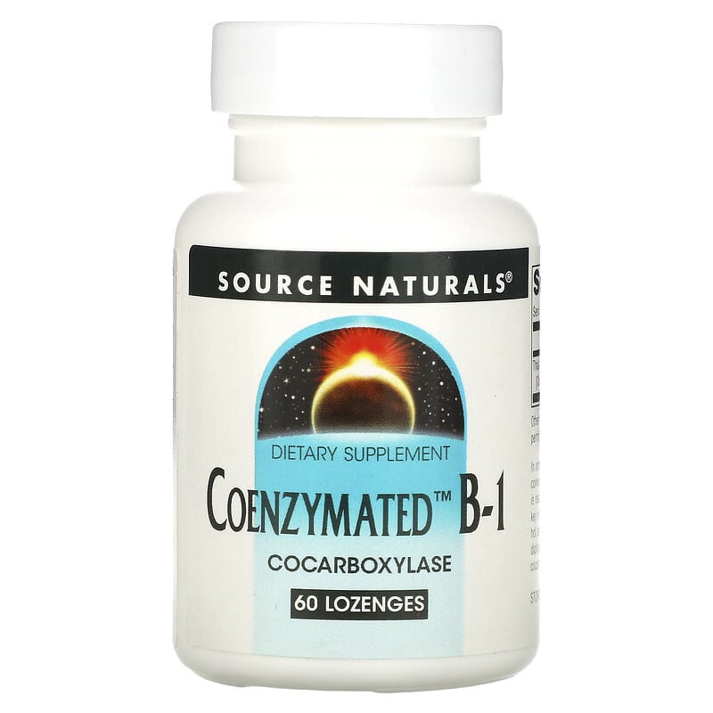 Source Naturals Coenzymated B-1 60 Lozenges 21078009337