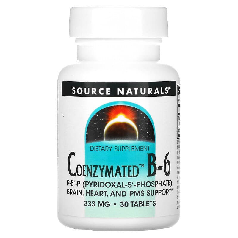 Source Naturals Coenzymated B-6 333 mg 30 Tablets 21078021957
