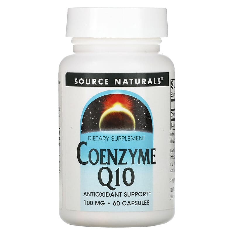 Source Naturals Coenzyme Q10 100 mg 60 Capsules 21078008750