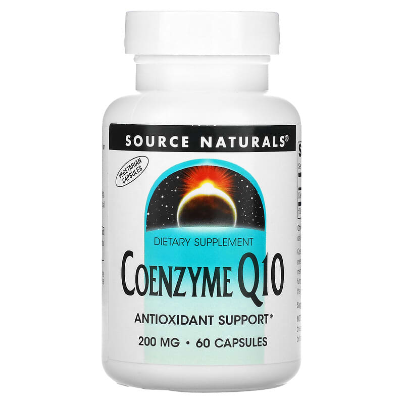Source Naturals Coenzyme Q10 200 mg 60 Capsules 21078014065