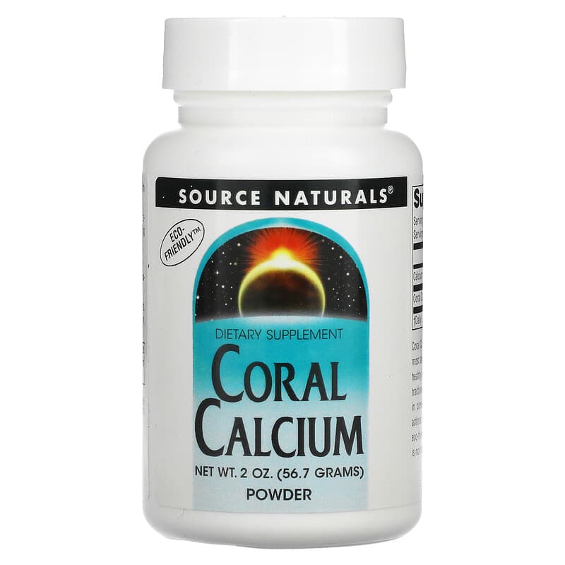 Source Naturals Coral Calcium Powder 2 oz (56.7 g) 21078015659