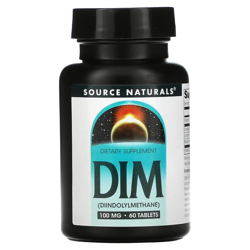Source Naturals DIM 100 mg 60 Tablets 21078015215