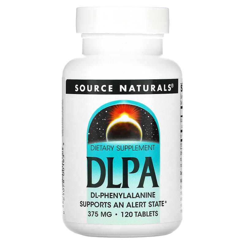 Source Naturals DLPA 375 mg 120 Tablets 21078001638
