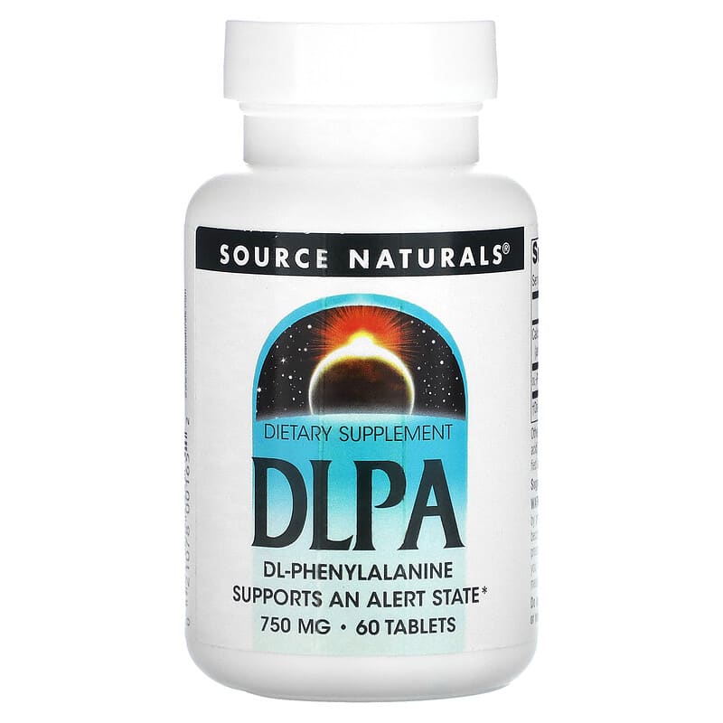 Source Naturals DLPA 750 mg 60 Tablets 21078001652
