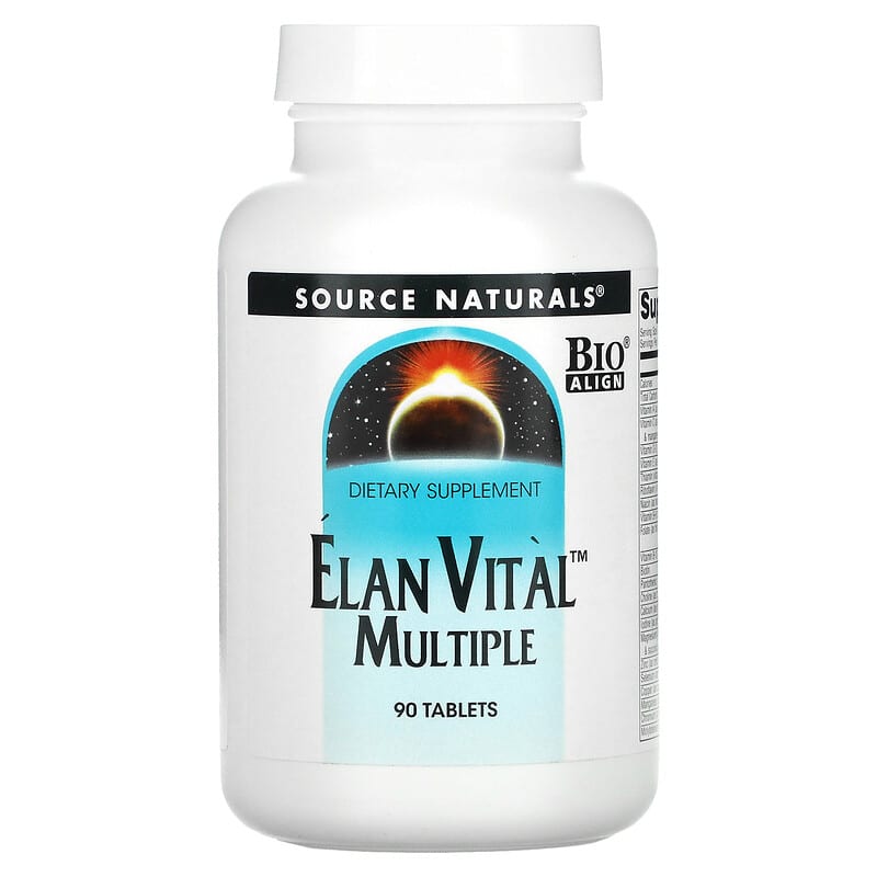 Source Naturals Elan Vital Multiple 90 Tablets 21078000600