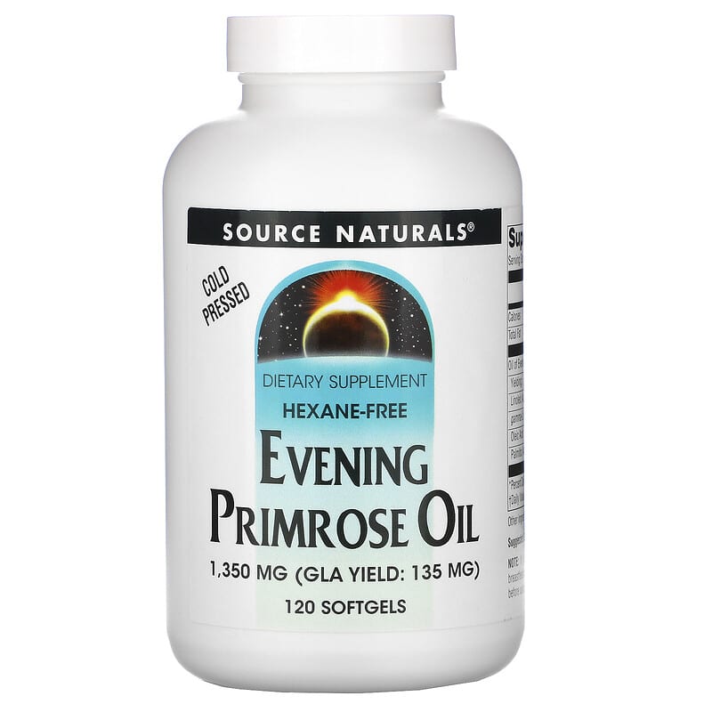 Source Naturals Evening Primrose Oil 1,350 mg 120 Softgels 21078000808