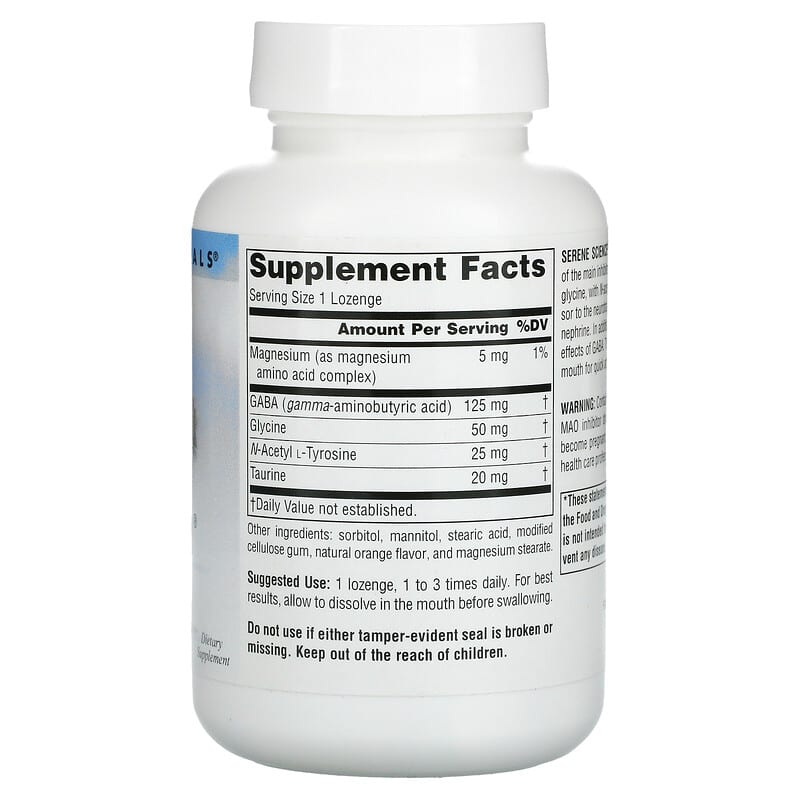 Source Naturals, GABA Calm, Orange, 120 Lozenges 21078002697