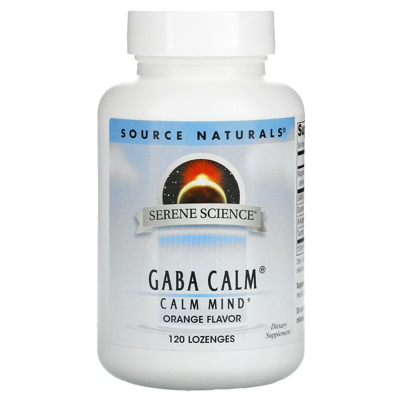 Source Naturals GABA Calm Orange 120 Lozenges 21078002697