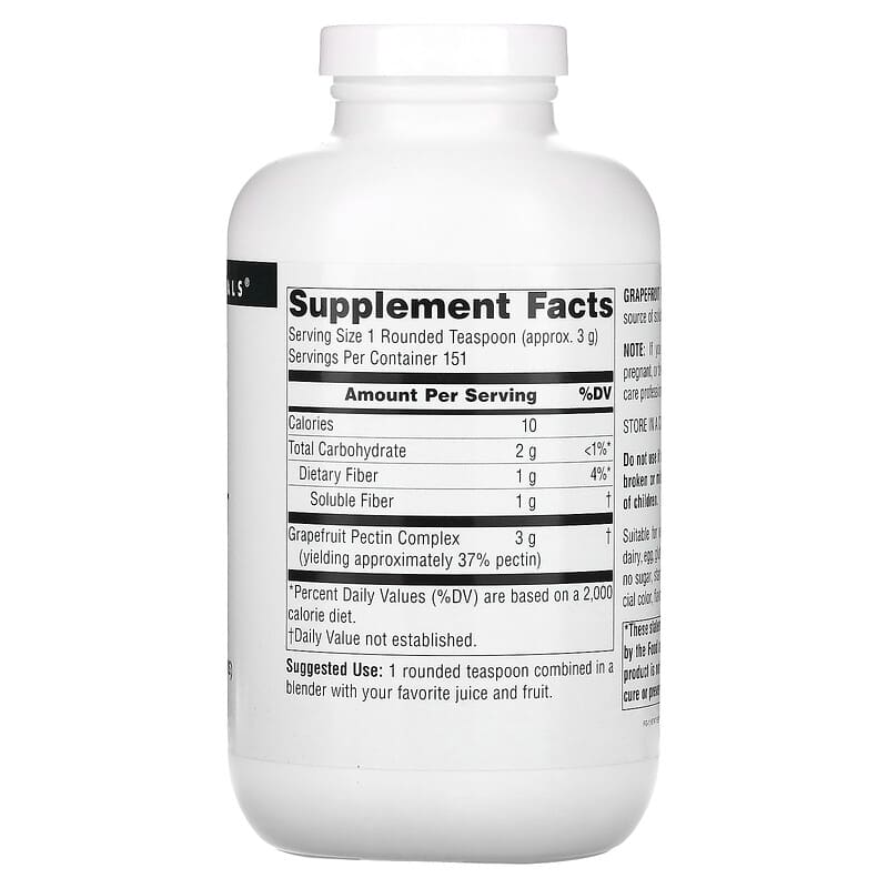 Source Naturals, Grapefruit Pectin Powder, 16 oz (453.6 g) 21078013105
