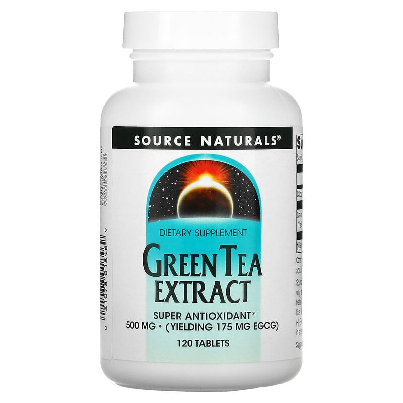Source Naturals Green Tea Extract 500 mg 120 Tablets 21078018469
