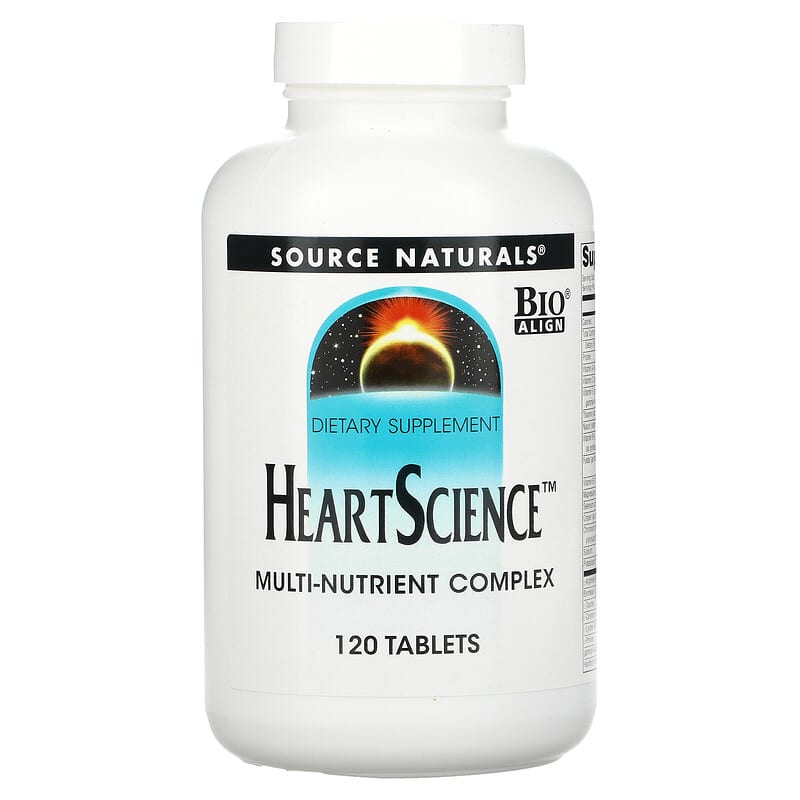 Source Naturals Heart Science Multi-Nutrient Complex 120 Tablets 21078003410