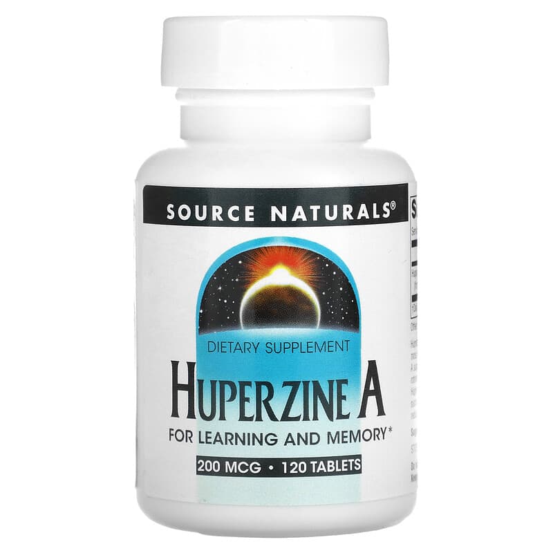 Source Naturals Huperzine A 200 mcg 120 Tablets 21078019312