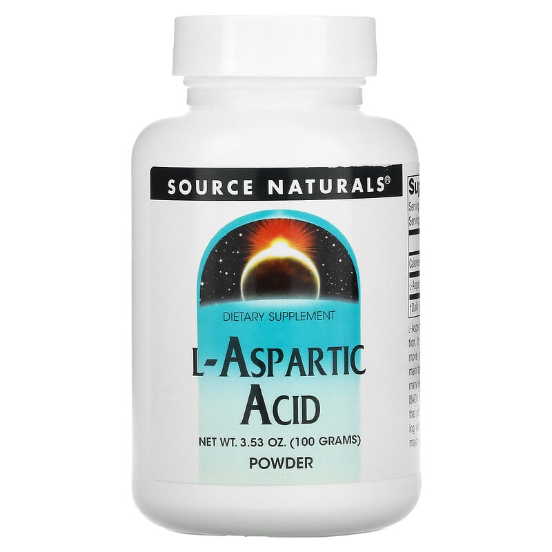 Source Naturals L-Aspartic Acid Powder 3.53 oz (100 g) 21078001676