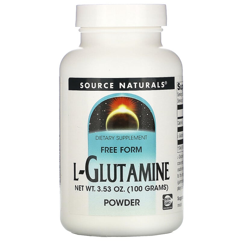 Source Naturals L-Glutamine Powder 3.53 oz (100 g) 21078001249