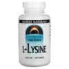 Source Naturals L-Lysine 1,000 mg 100 Tablets 21078001423
