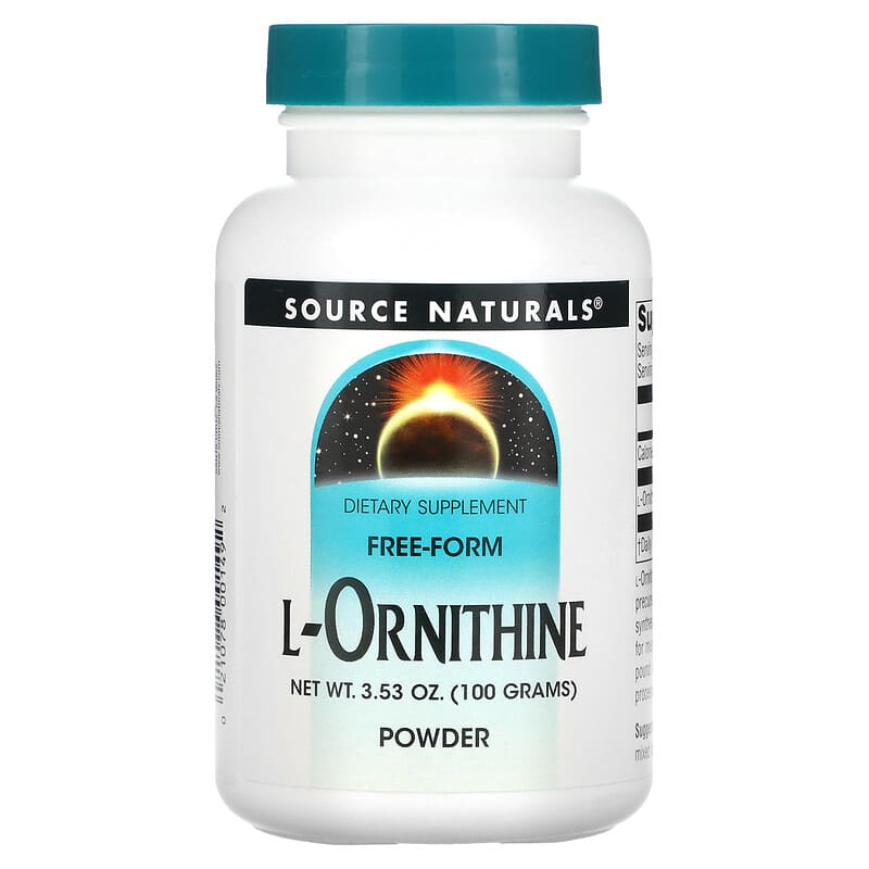 Source Naturals L-Ornithine Powder 3.53 oz (100 g) 21078001492