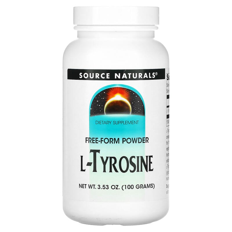Source Naturals L-Tyrosine Free-Form Powder 3.53 oz (100 g) 21078001874