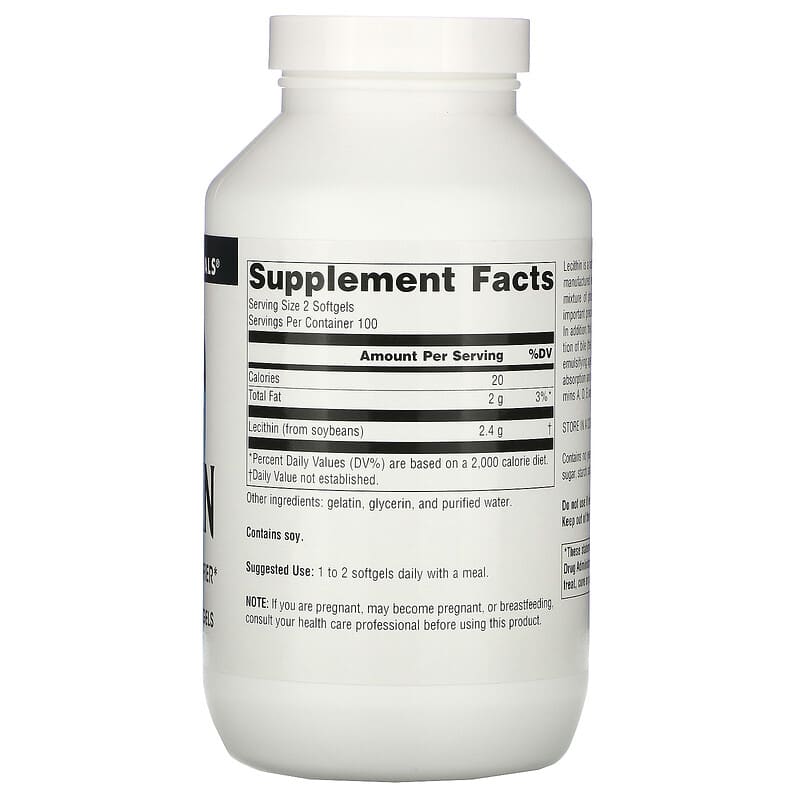 Source Naturals, Lecithin, 1,200 mg, 200 Softgels 21078006176