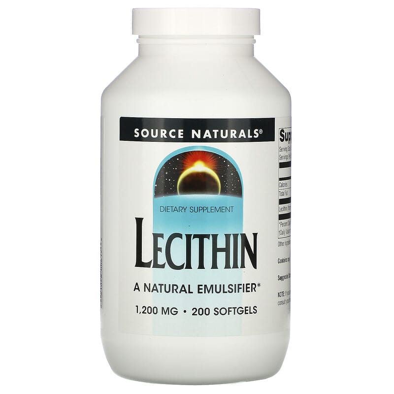 Source Naturals Lecithin 1,200 mg 200 Softgels 21078006176