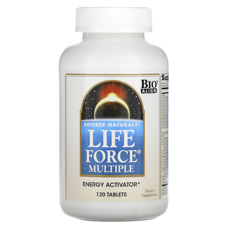 Source Naturals Life Force Multiple 120 Tablets 21078007975