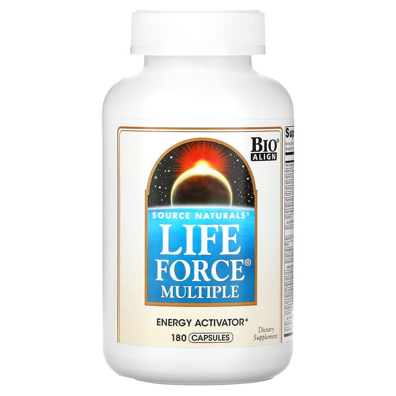 Source Naturals Life Force Multiple 180 Capsules 21078014232