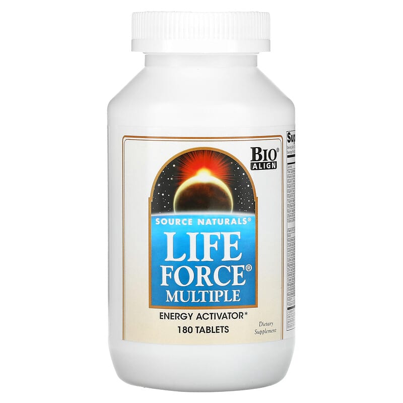 Source Naturals Life Force Multiple 180 Tablets 21078000433