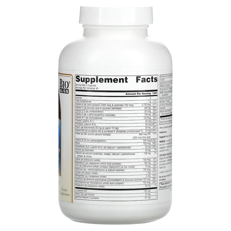 Source Naturals, Life Force Multiple, No Iron, 180 Capsules 21078014928