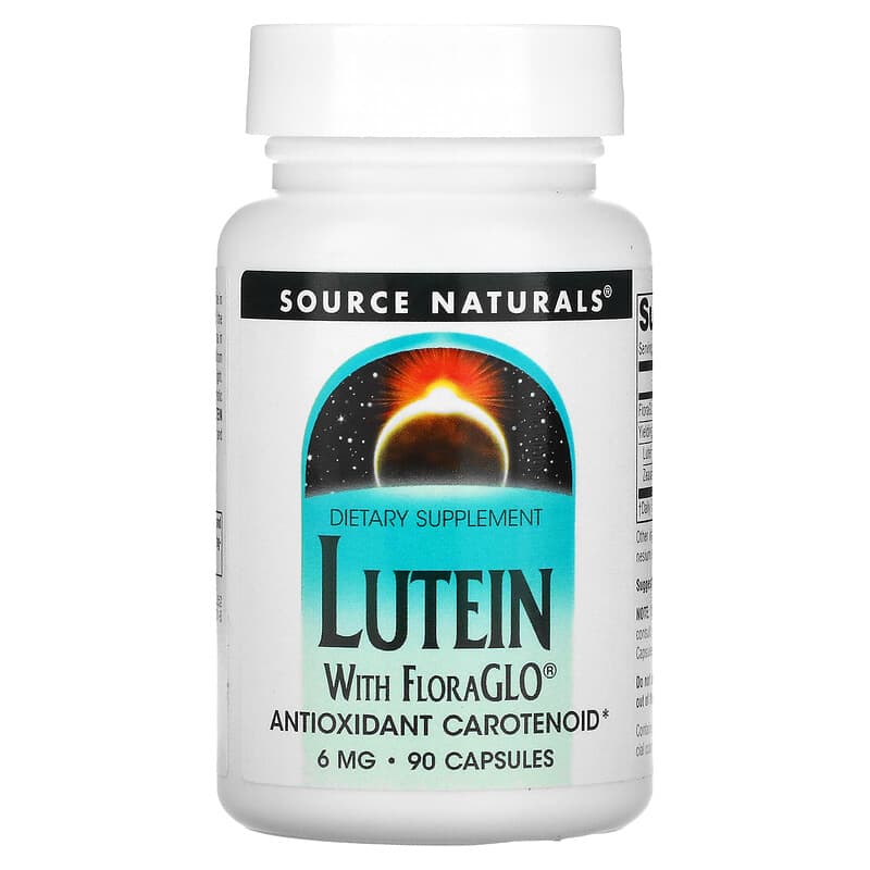 Source Naturals Lutein 6 mg 90 Capsules 21078000525