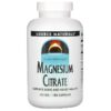 Source Naturals Magnesium Citrate 133 mg 180 Capsules 21078021001