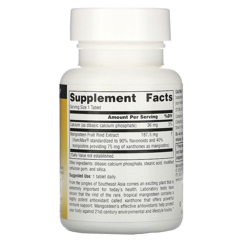 Source Naturals, Mangosteen, 60 Tablets 21078019749