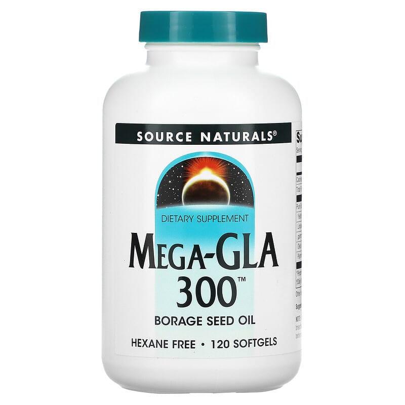 Source Naturals Mega-GLA 300 120 Softgels 21078000839
